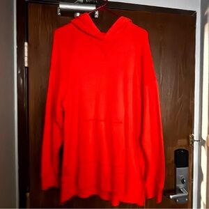 Maurices Bright Red Hoodie Sweater NEVER BEEN WORN